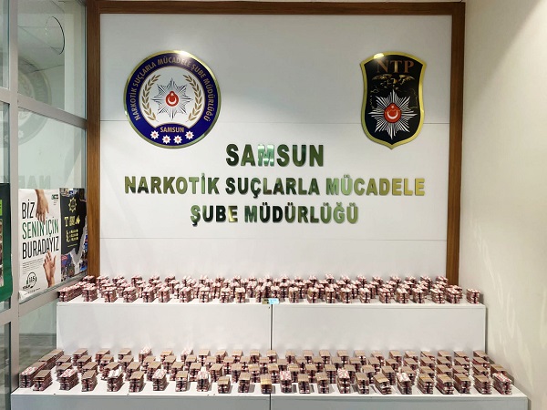 Samsun'da 28 bin uyuşturucu hap ele geçirildi