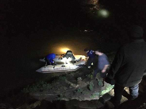 Samsun'da nehre düşen üniversite öğrencisi kurtarıldı