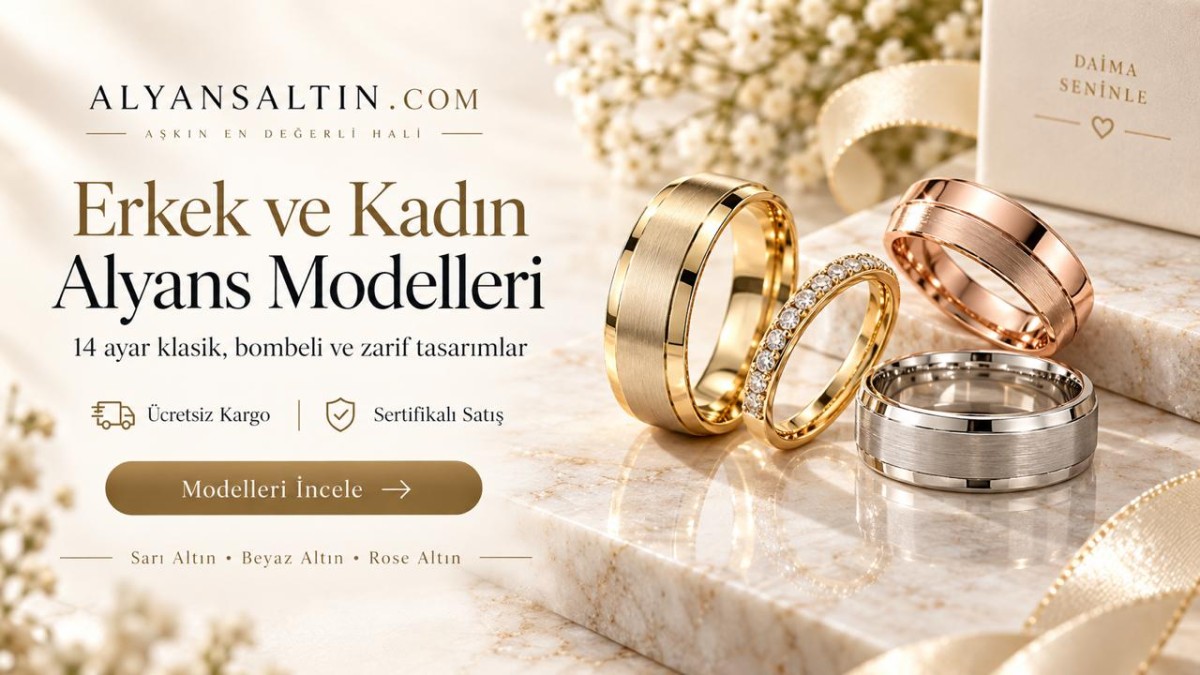 Alyans Modelleri: Kadın ve Erkek İçin Doğru Alyans Nasıl Seçilir?